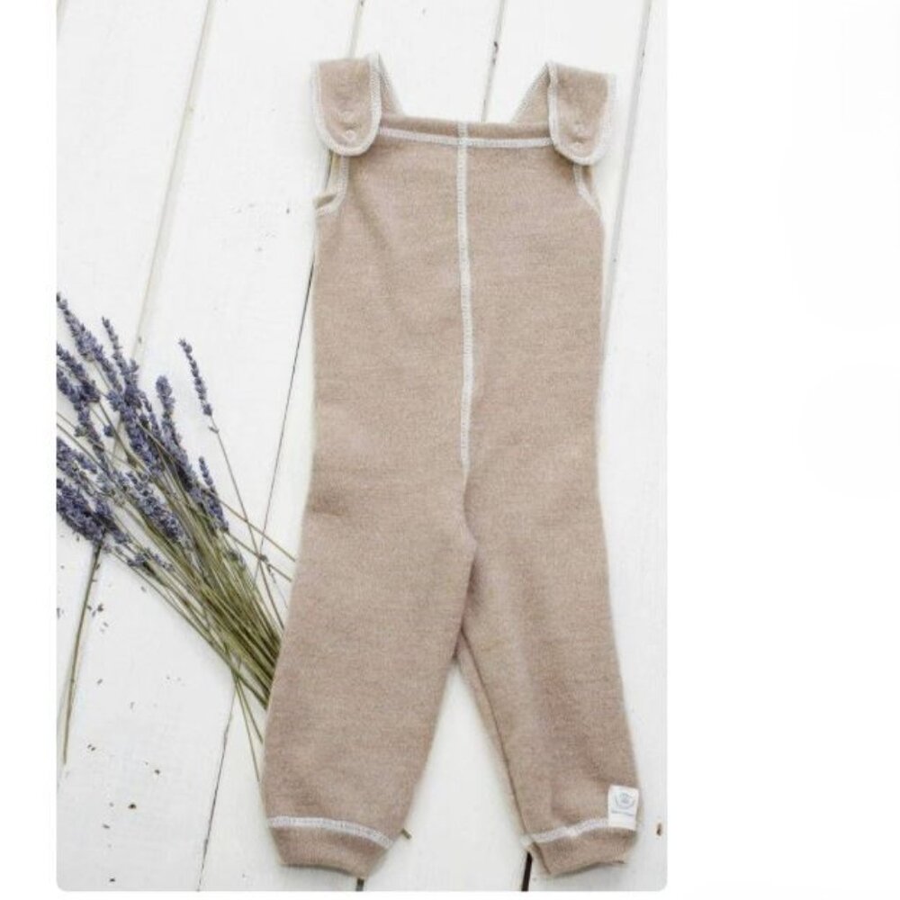 Organic Merino wool Baby romper 12-24 Months
